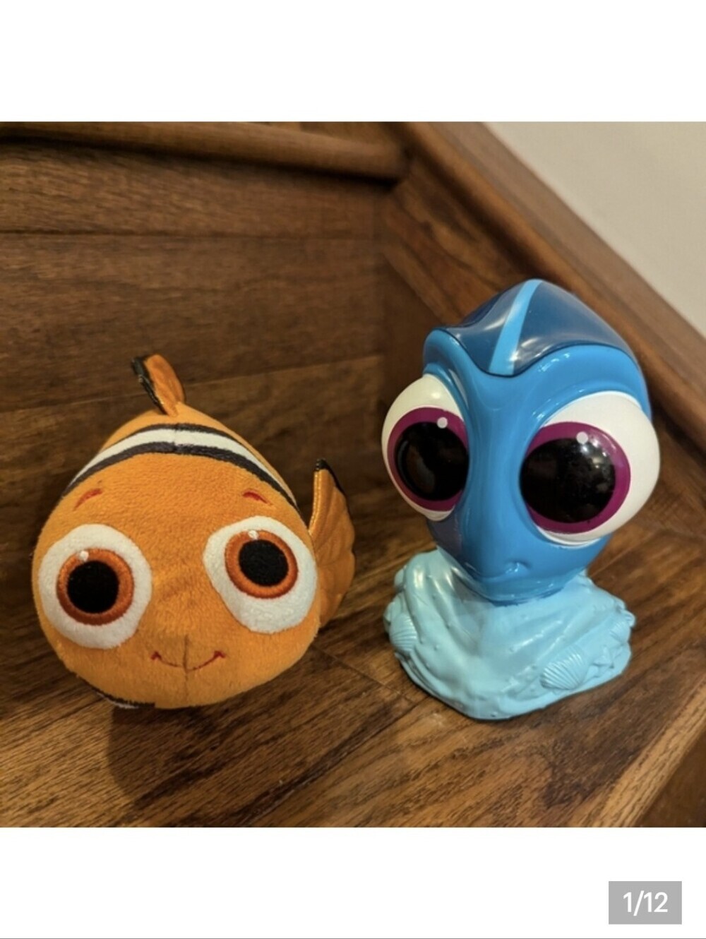 Disney Finding Nemo Sparkle Nemo Clown Fish Plush & Finding Dory Mug